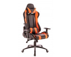 Геймерское кресло Everprof Lotus S2 экокожа оранжевый-foto2