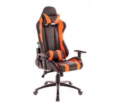 Геймерское кресло Everprof Lotus S2 экокожа оранжевый