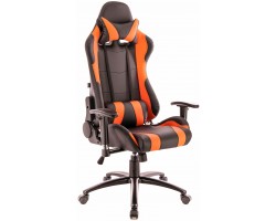 Геймерское кресло Everprof Lotus S2 экокожа оранжевый