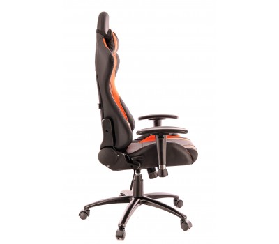 Геймерское кресло Everprof Lotus S2 экокожа оранжевый