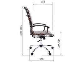 Кресло руководителя CHAIRMAN 760 черное, экокожа-foto3