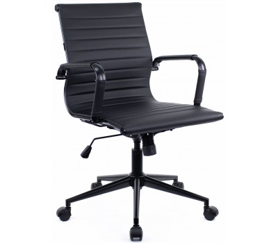 Кресло офисное Everprof Leo Black T Экокожа Черный Кресло офисное Everprof Leo Black T Экокожа Черный