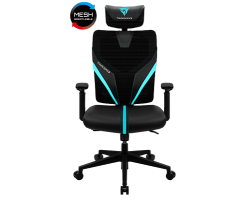 Кресло компьютерное игровое ThunderX3 YAMA1 Black-Cyan