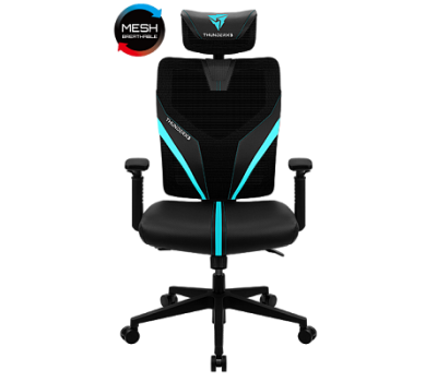 Кресло компьютерное игровое ThunderX3 YAMA1 Black-Cyan Кресло компьютерное игровое ThunderX3 YAMA1 Black-Cyan