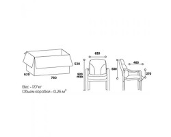 Кресло для посетителя CHAIRMAN 658 (422) черное-foto2