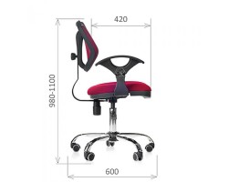 Кресло компьютерное CHAIRMAN 380 зеленое-foto3
