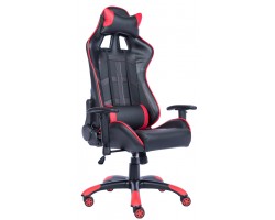 Геймерское кресло Everprof Lotus S10 экокожа красный