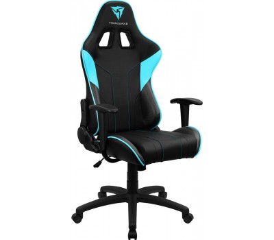 Кресло компьютерное игровое ThunderX3 EC3 Black-Cyan AIR