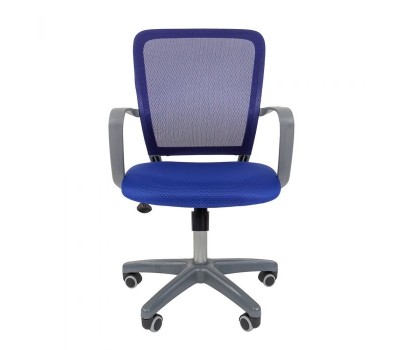 Кресло офисное CHAIRMAN 698 grey синий