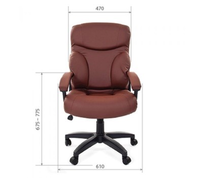 Кресло для руководителя CHAIRMAN 435 LT черое