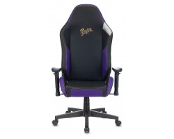 Кресло игровое Zombie HERO JOKER PRO черный/фиолетовый эко.кожа с подголов. крестовина пластик-foto11