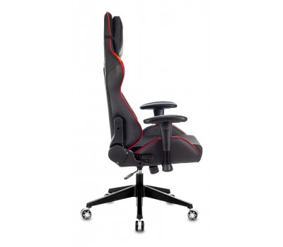 Кресло игровое Zombie VIKING 4 AERO черный/красный текстиль/эко.кожа с подголов. крестовина пластик