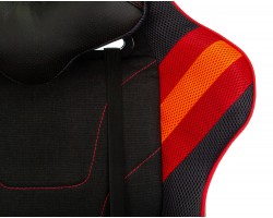 Кресло игровое Zombie VIKING 4 AERO черный/красный текстиль/эко.кожа с подголов. крестовина пластик-foto8
