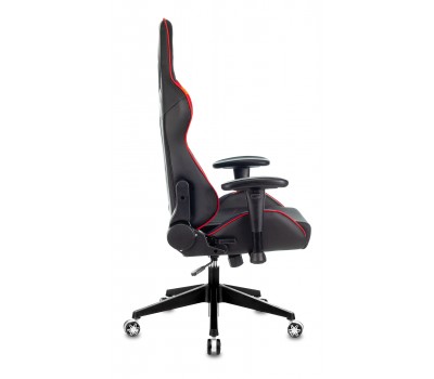Кресло игровое Zombie VIKING 4 AERO черный/красный текстиль/эко.кожа с подголов. крестовина пластик