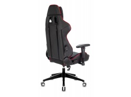 Кресло игровое Zombie VIKING 4 AERO черный/красный текстиль/эко.кожа с подголов. крестовина пластик-foto4
