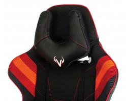 Кресло игровое Zombie VIKING 4 AERO черный/красный текстиль/эко.кожа с подголов. крестовина пластик-foto10