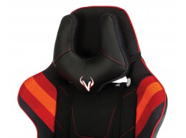Кресло игровое Zombie VIKING 4 AERO черный/красный текстиль/эко.кожа с подголов. крестовина пластик-foto10