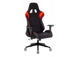 Кресло игровое Zombie VIKING 4 AERO черный/красный текстиль/эко.кожа с подголов. крестовина пластик-foto12