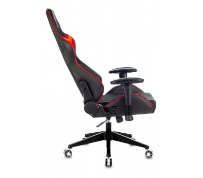 Кресло игровое Zombie VIKING 4 AERO черный/красный текстиль/эко.кожа с подголов. крестовина пластик