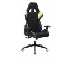 Кресло игровое Zombie VIKING 4 AERO черный/салатовый текстиль/эко.кожа с подголов. крестовина пластик-foto5