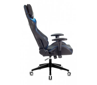 Кресло игровое Zombie VIKING 4 AERO черный/синий текстиль/эко.кожа с подголов. крестовина пластик Кресло игровое Zombie VIKING 4 AERO черный/синий текстиль/эко.кожа с подголов. крестовина пластик