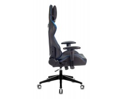 Кресло игровое Zombie VIKING 4 AERO черный/синий текстиль/эко.кожа с подголов. крестовина пластик-foto3