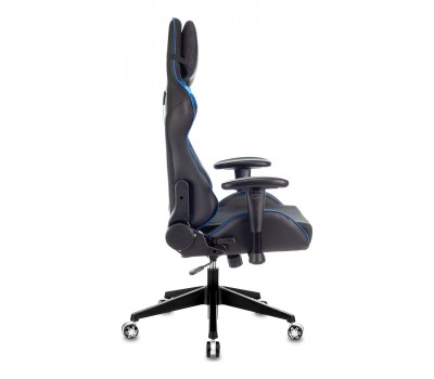 Кресло игровое Zombie VIKING 4 AERO черный/синий текстиль/эко.кожа с подголов. крестовина пластик Кресло игровое Zombie VIKING 4 AERO черный/синий текстиль/эко.кожа с подголов. крестовина пластик