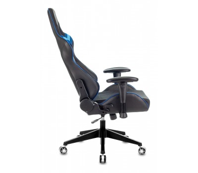Кресло игровое Zombie VIKING 4 AERO черный/синий текстиль/эко.кожа с подголов. крестовина пластик Кресло игровое Zombie VIKING 4 AERO черный/синий текстиль/эко.кожа с подголов. крестовина пластик