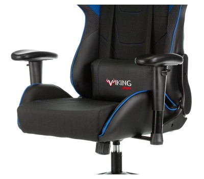 Кресло игровое Zombie VIKING 4 AERO черный/синий текстиль/эко.кожа с подголов. крестовина пластик Кресло игровое Zombie VIKING 4 AERO черный/синий текстиль/эко.кожа с подголов. крестовина пластик