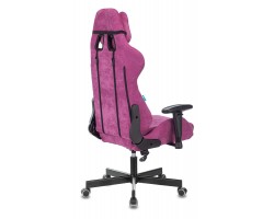 Кресло игровое Zombie VIKING KNIGHT Fabric малиновый Light-15 с подголов. крестовина металл-foto4