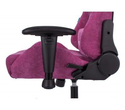 Кресло игровое Zombie VIKING KNIGHT Fabric малиновый Light-15 с подголов. крестовина металл