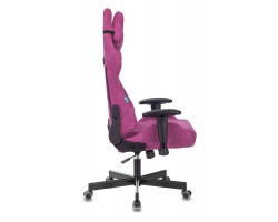Кресло игровое Zombie VIKING KNIGHT Fabric малиновый Light-15 с подголов. крестовина металл-foto3