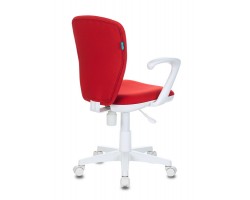 Кресло детское Бюрократ KD-W10AXSN красный 26-22 крестовина пластик пластик белый-foto4