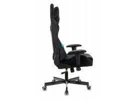 Кресло игровое Zombie VIKING KNIGHT Fabric черный Light-20 с подголов. крестовина металл-foto3