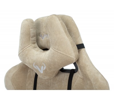 Кресло игровое Zombie VIKING KNIGHT Fabric песочный Light-21 с подголов. крестовина металл Кресло игровое Zombie VIKING KNIGHT Fabric песочный Light-21 с подголов. крестовина металл
