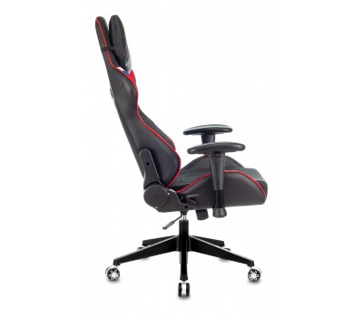 Кресло игровое Zombie VIKING 4 AERO белый/синий/красный текстиль/эко.кожа с подголов. крестовина пластик