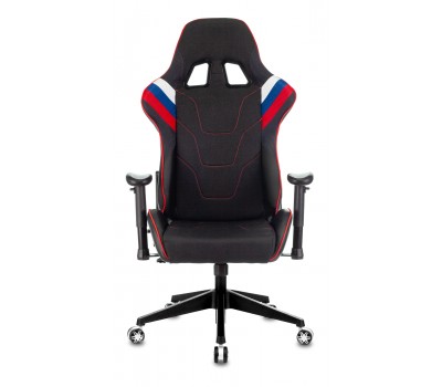 Кресло игровое Zombie VIKING 4 AERO белый/синий/красный текстиль/эко.кожа с подголов. крестовина пластик