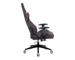 Кресло игровое Zombie VIKING 4 AERO белый/синий/красный текстиль/эко.кожа с подголов. крестовина пластик-foto16