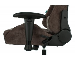 Кресло игровое Zombie VIKING KNIGHT Fabric темно-коричневый Light-10 с подголов. крестовина металл-foto12