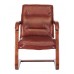 Кресло Бюрократ T-9927WALNUT-AV светло-коричневый Leather Eichel кожа полозья дерево