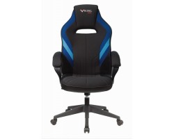 Кресло игровое Zombie VIKING 3 AERO черный/синий текстиль/эко.кожа крестовина пластик-foto2
