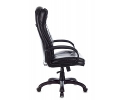 Кресло руководителя Бюрократ CH-879N черный Leather Venge Black эко.кожа крестовина пластик-foto3