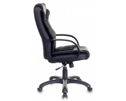 Кресло руководителя Бюрократ CH-839 черный Leather Black эко.кожа крестовина пластик-foto3