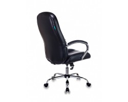 Кресло руководителя Бюрократ T-898SL черный Leather Venge Black эко.кожа крестовина металл хром-foto4