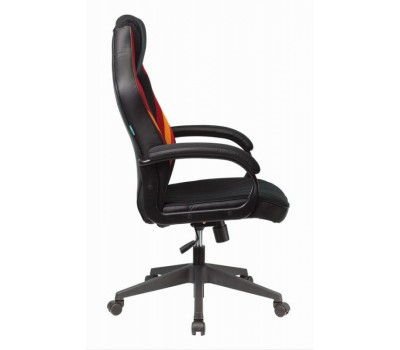 Кресло игровое Zombie VIKING 3 AERO черный/красный текстиль/эко.кожа крестовина пластик