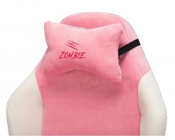 Кресло игровое Zombie EPIC PRO Fabric белый/розовый с подголов. крестовина пластик пластик белый-foto10