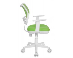 Кресло детское Бюрократ Ch-W797 салатовый TW-03A сиденье салатовый TW-18 сетка/ткань крестовина пластик пластик белый-foto2