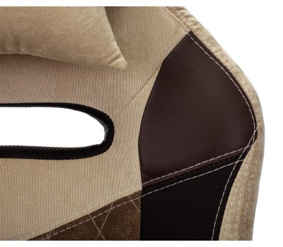 Кресло игровое Zombie VIKING 6 KNIGHT Fabric коричневый/бежевый с подголов. крестовина металл Кресло игровое Zombie VIKING 6 KNIGHT Fabric коричневый/бежевый с подголов. крестовина металл
