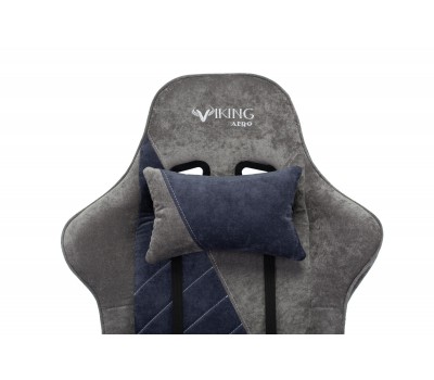 Кресло игровое Zombie VIKING X Fabric серый/темно-синий с подголов. крестовина пластик Кресло игровое Zombie VIKING X Fabric серый/темно-синий с подголов. крестовина пластик