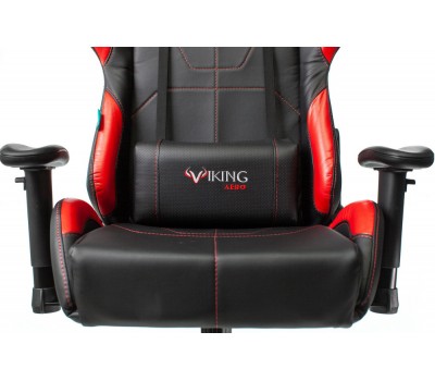 Кресло игровое Zombie VIKING 5 AERO черный/красный эко.кожа с подголов. крестовина пластик